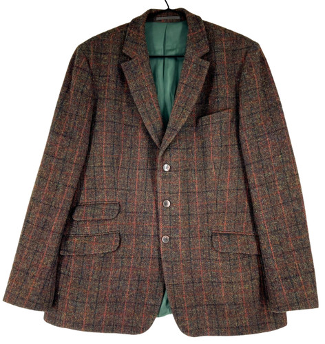 Vintage harris tweed blazer - tweed,