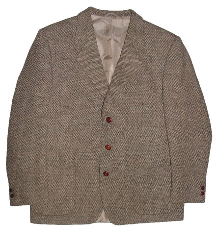 Harris tweed giacca uomo - tweed, in