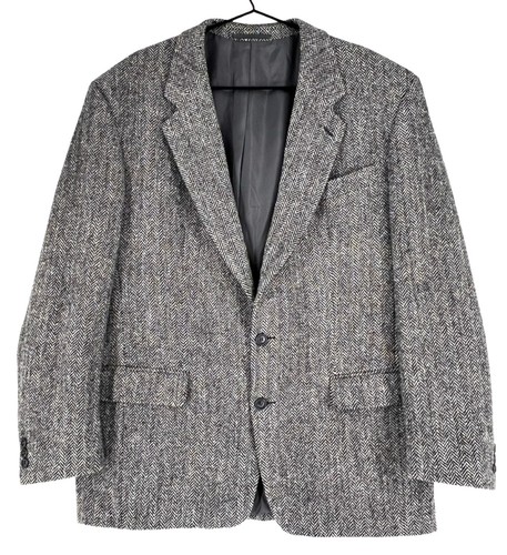Vintage harris tweed blazer - tweed,
